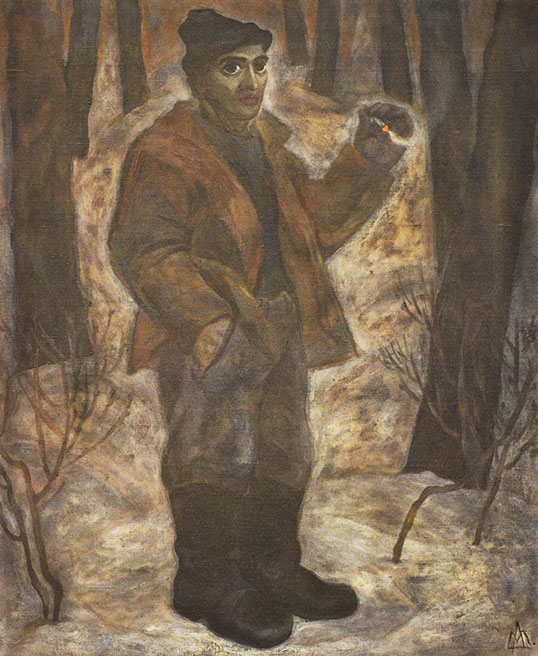 «Незнайомець». 2016. Полотно, акрил